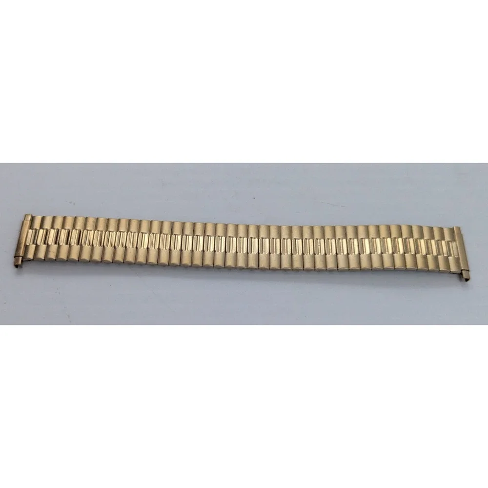 Speidel Gold Twist O Flex Stainless Steel Mens Watch Band